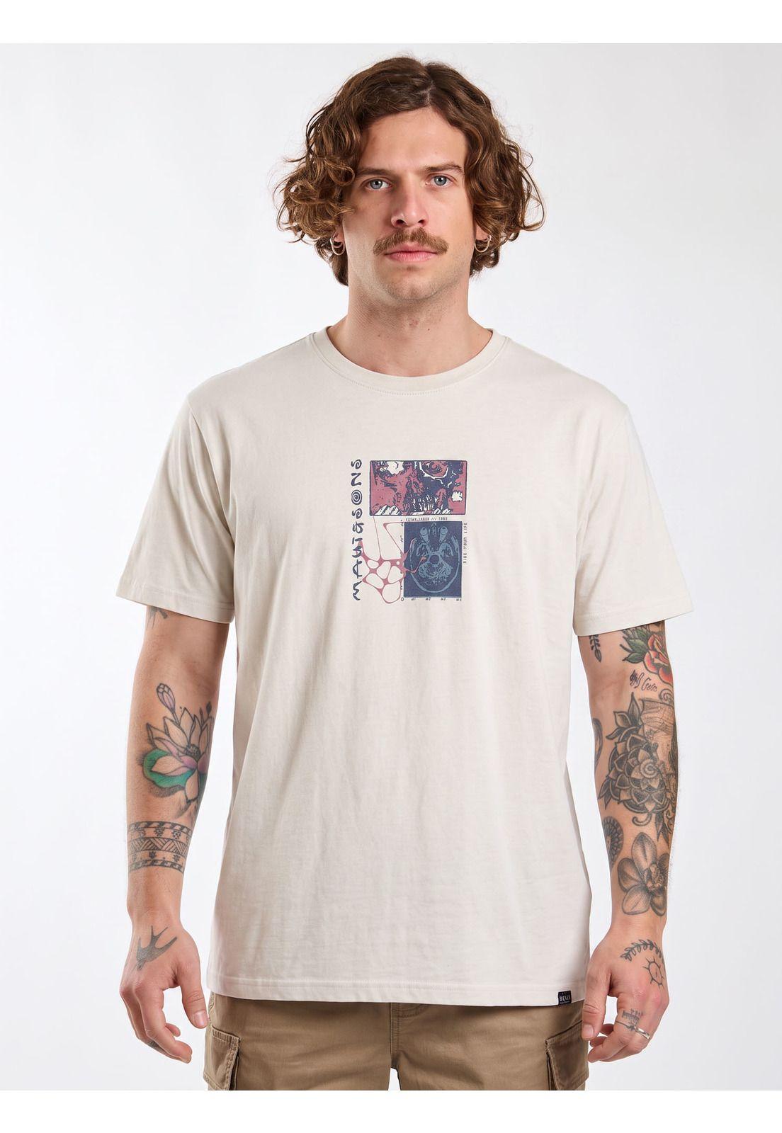 Polera MC Sunset Blanco Hombre Maui and Sons-0