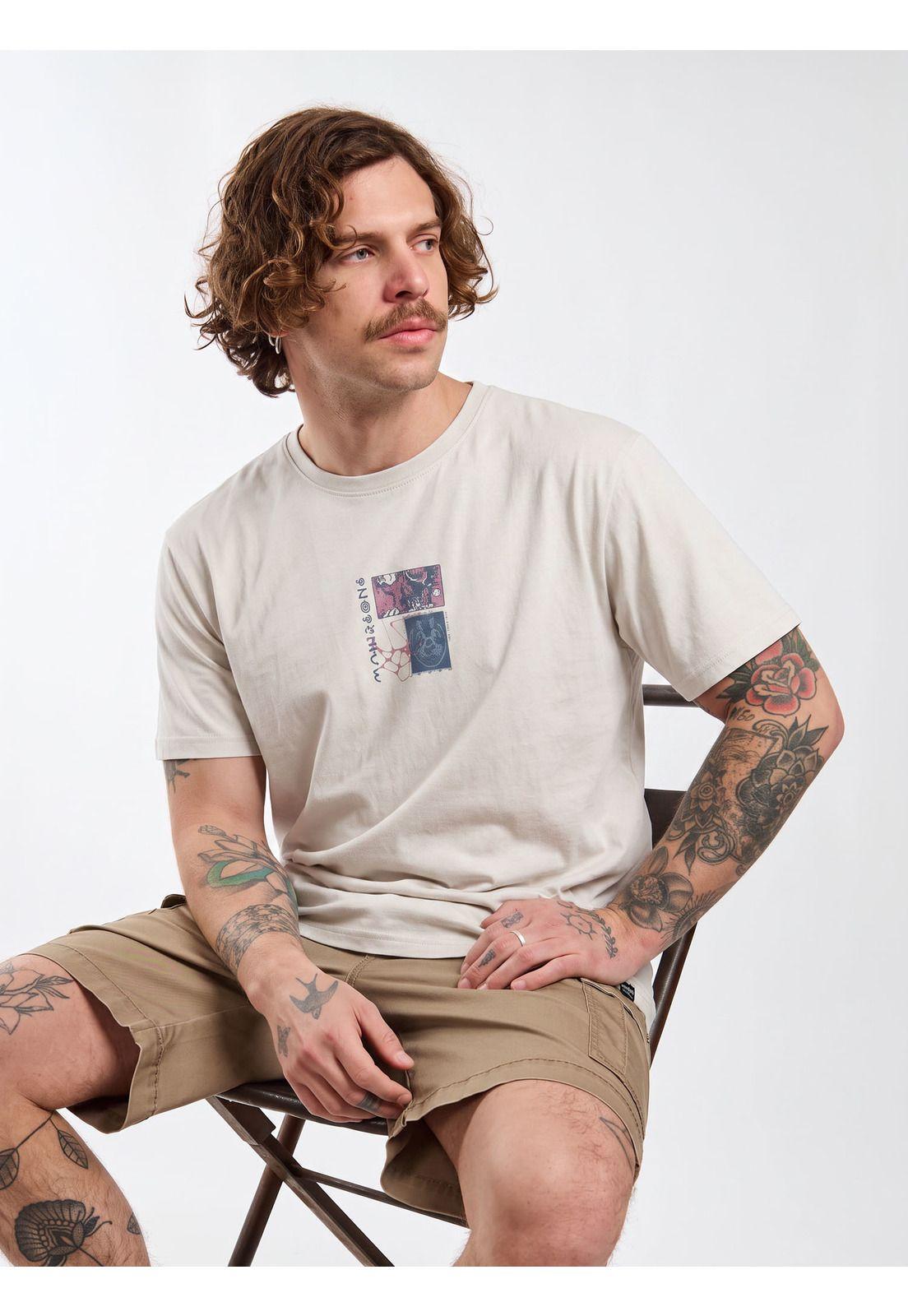 Polera MC Sunset Blanco Hombre Maui and Sons-5