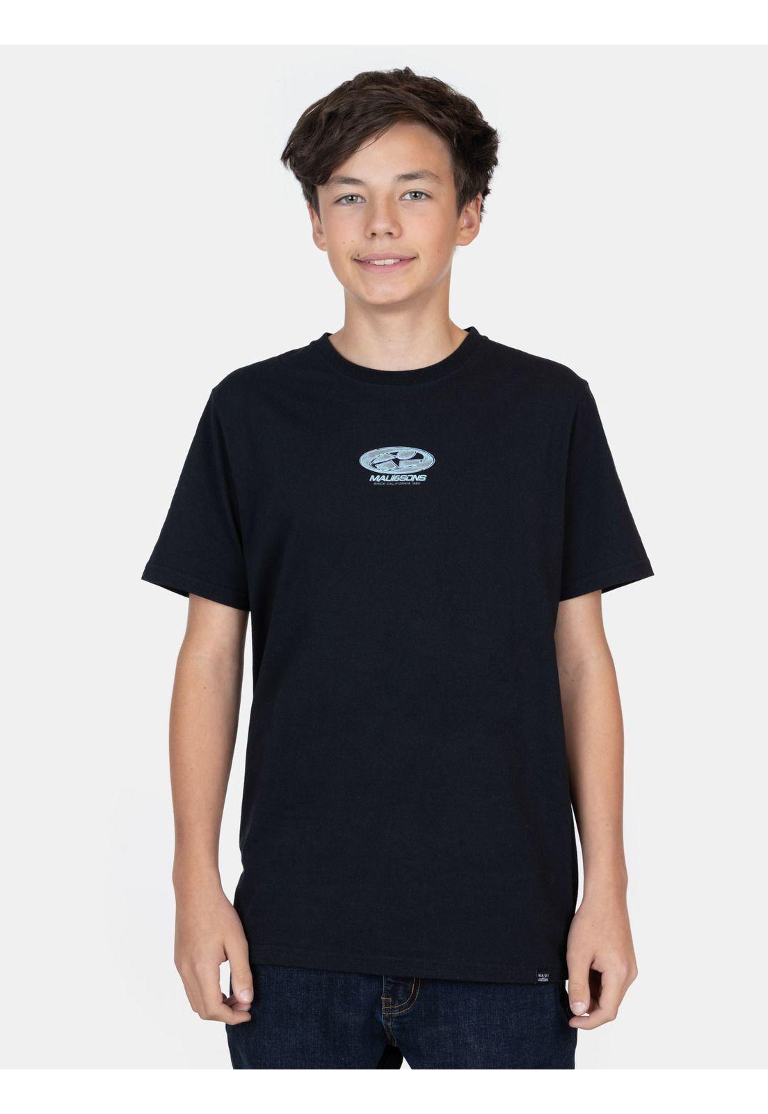 Polera MC HelioFit Negro Infantil Maui And Sons-0
