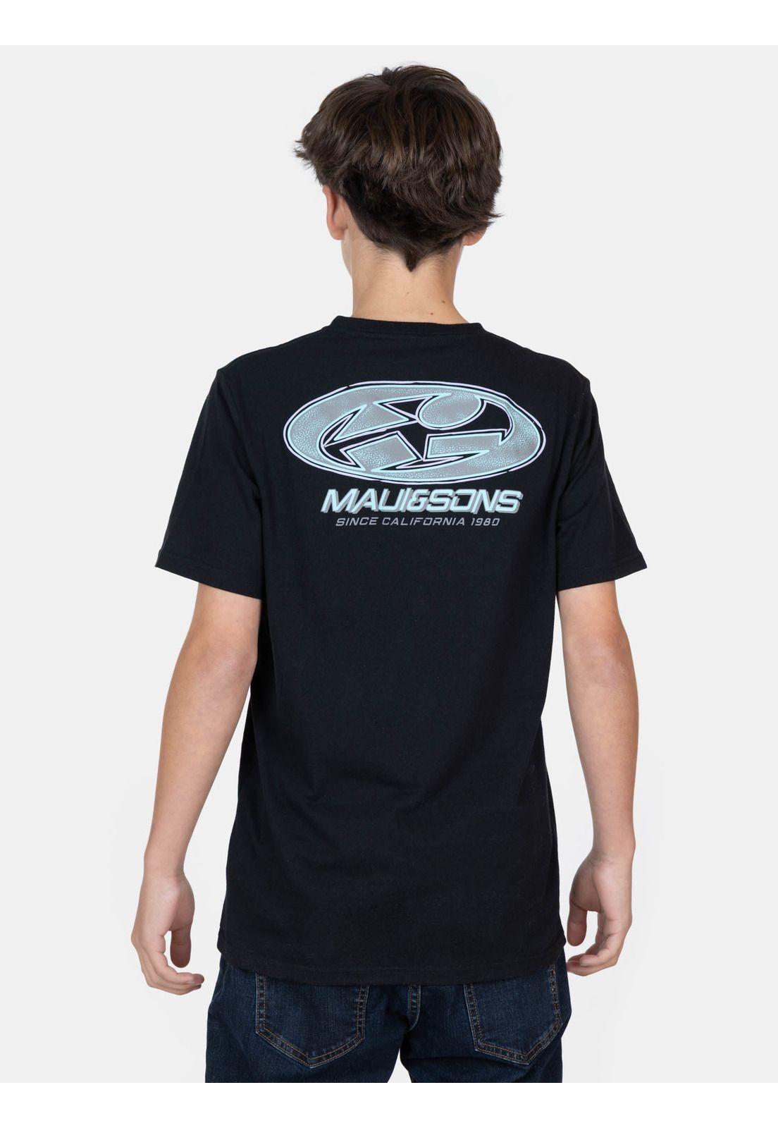 Polera MC HelioFit Negro Infantil Maui And Sons-1