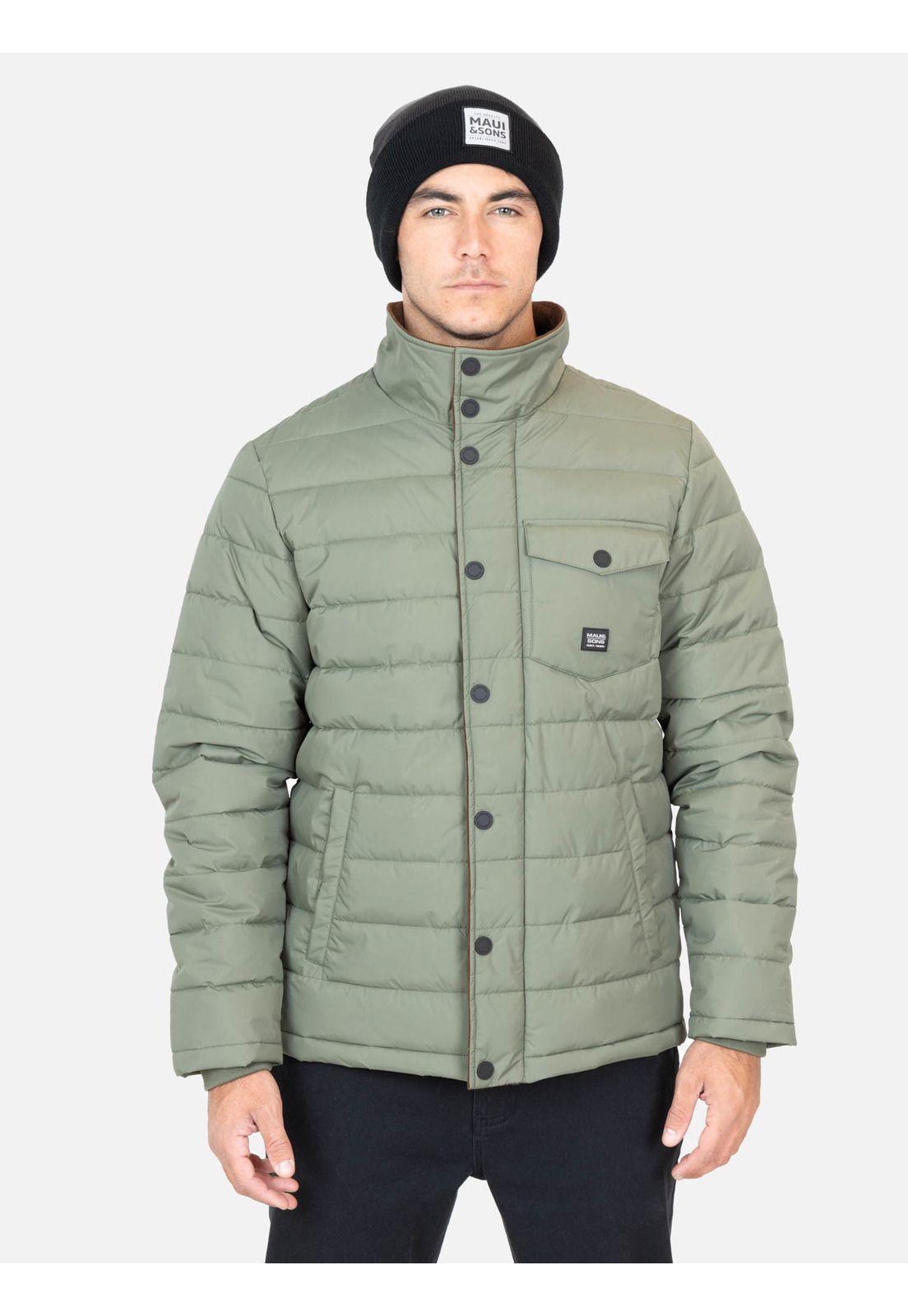Parka Speed Verde Hombre Maui And Sons-0
