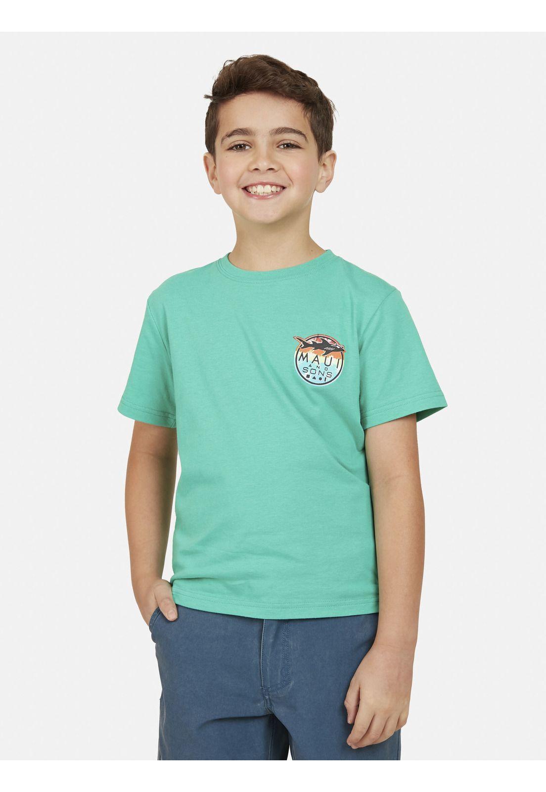 Polera SUNSET OF PALM Niño Verde Maui and Sons-0