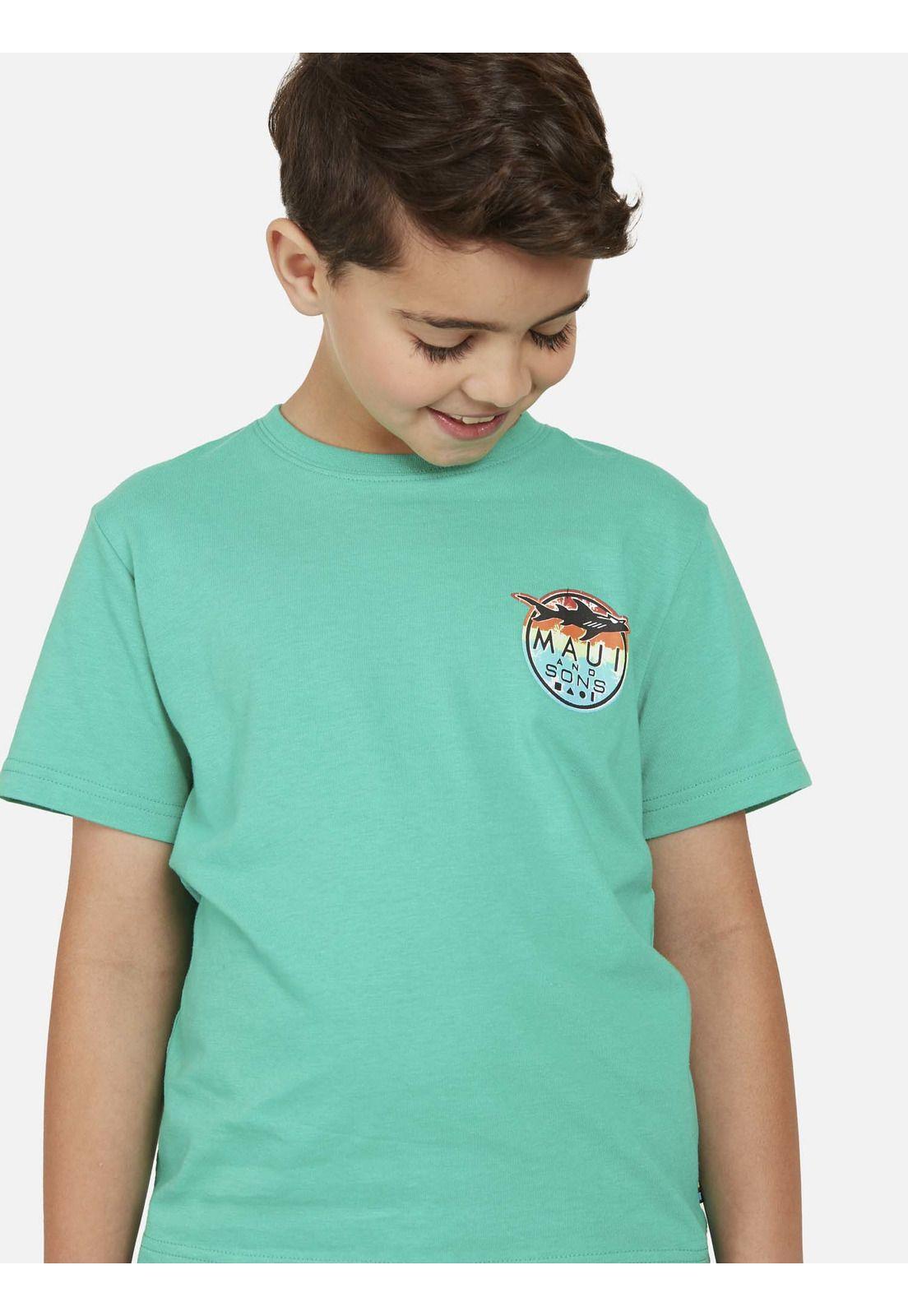 Polera SUNSET OF PALM Niño Verde Maui and Sons-2