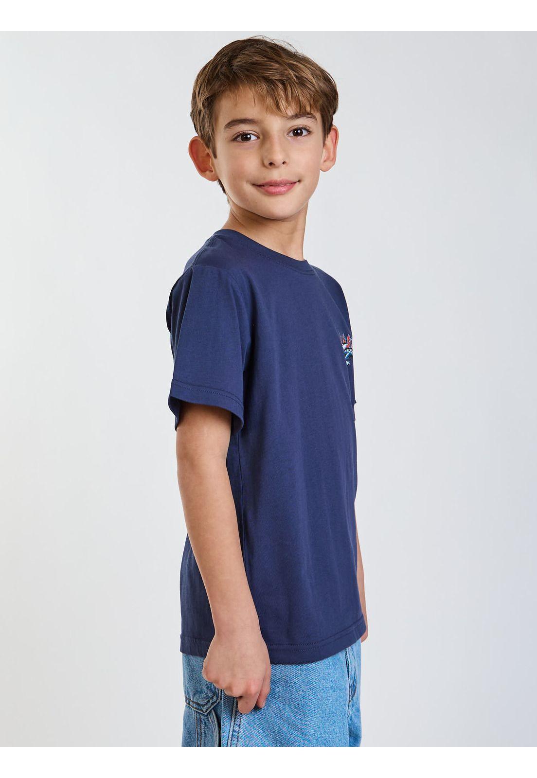 Polera MC Highway Azul Infantil Maui and Sons-2