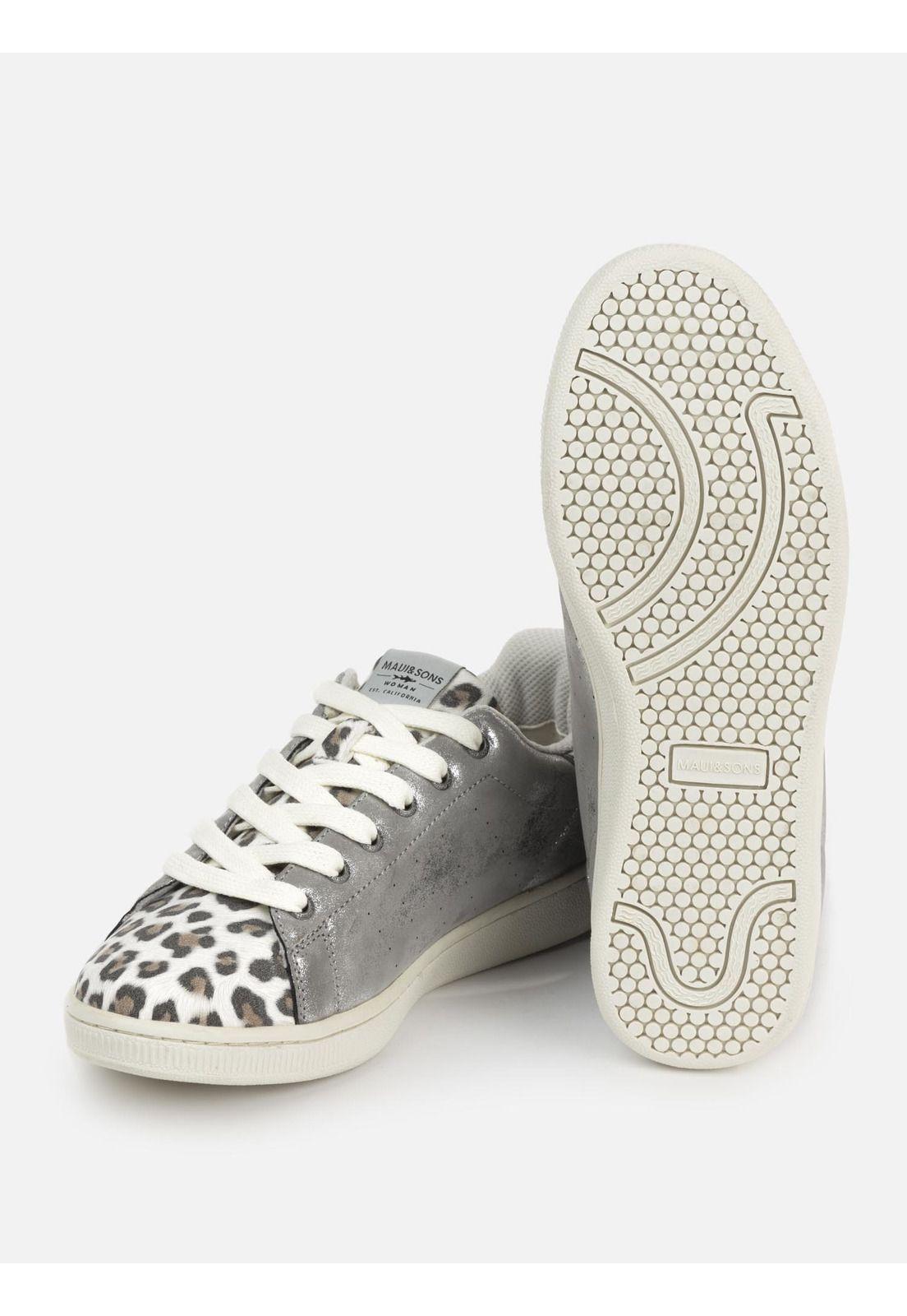 Zapatillas Mujer 5Z667-WV22 Gris Claro Maui and Sons-4