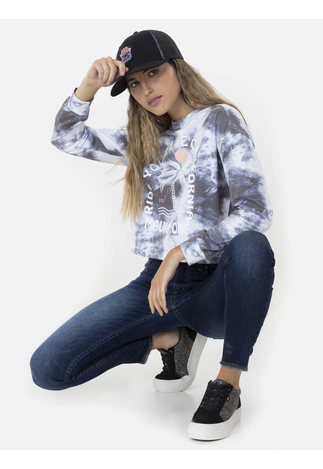 Polera RIDE ON CALI Mujer Multicolor Maui and Sons-3