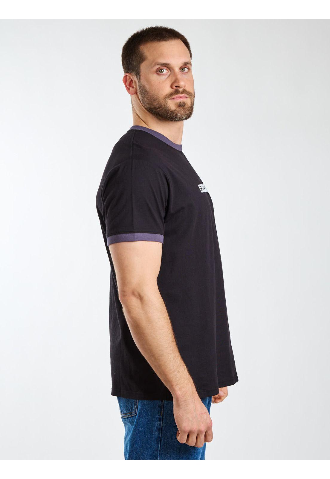 Polera MC Whitewash Negro Hombre Rusty-2