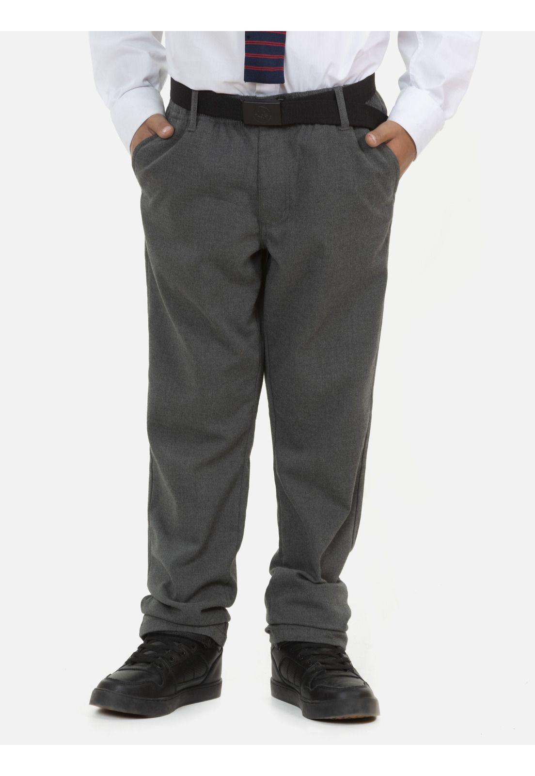 Pantalon Juvenil Escolar 5E202-MC20 Gris Maui and Sons-0