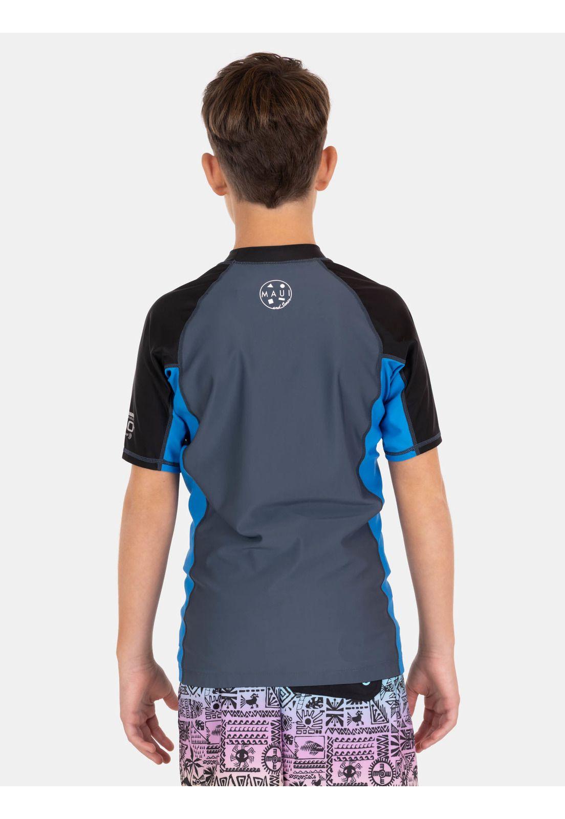 Polera UVP Waveon Gris Infantil Maui And Sons-1