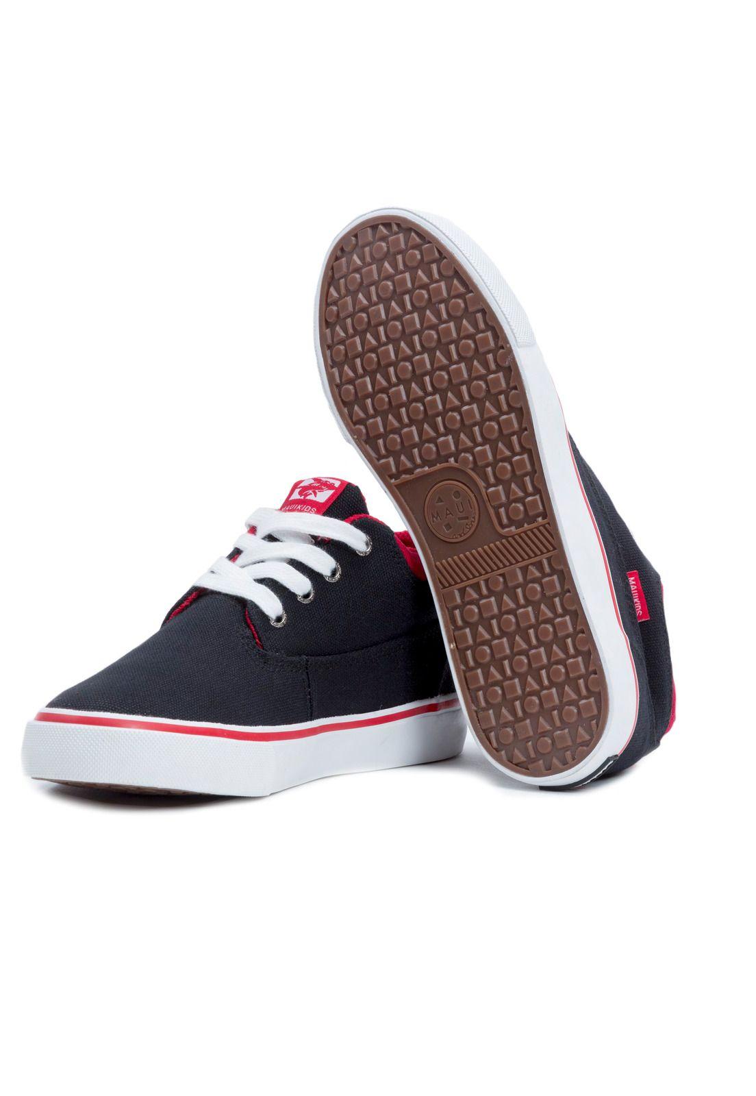 Zapatilla Kids Kapalua Maui Negro-4