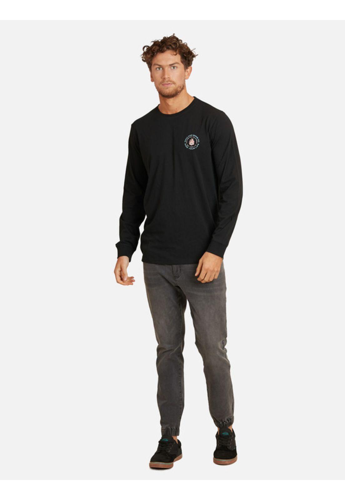 Polera Beach Campfire Hombre Negro Maui And Sons-3