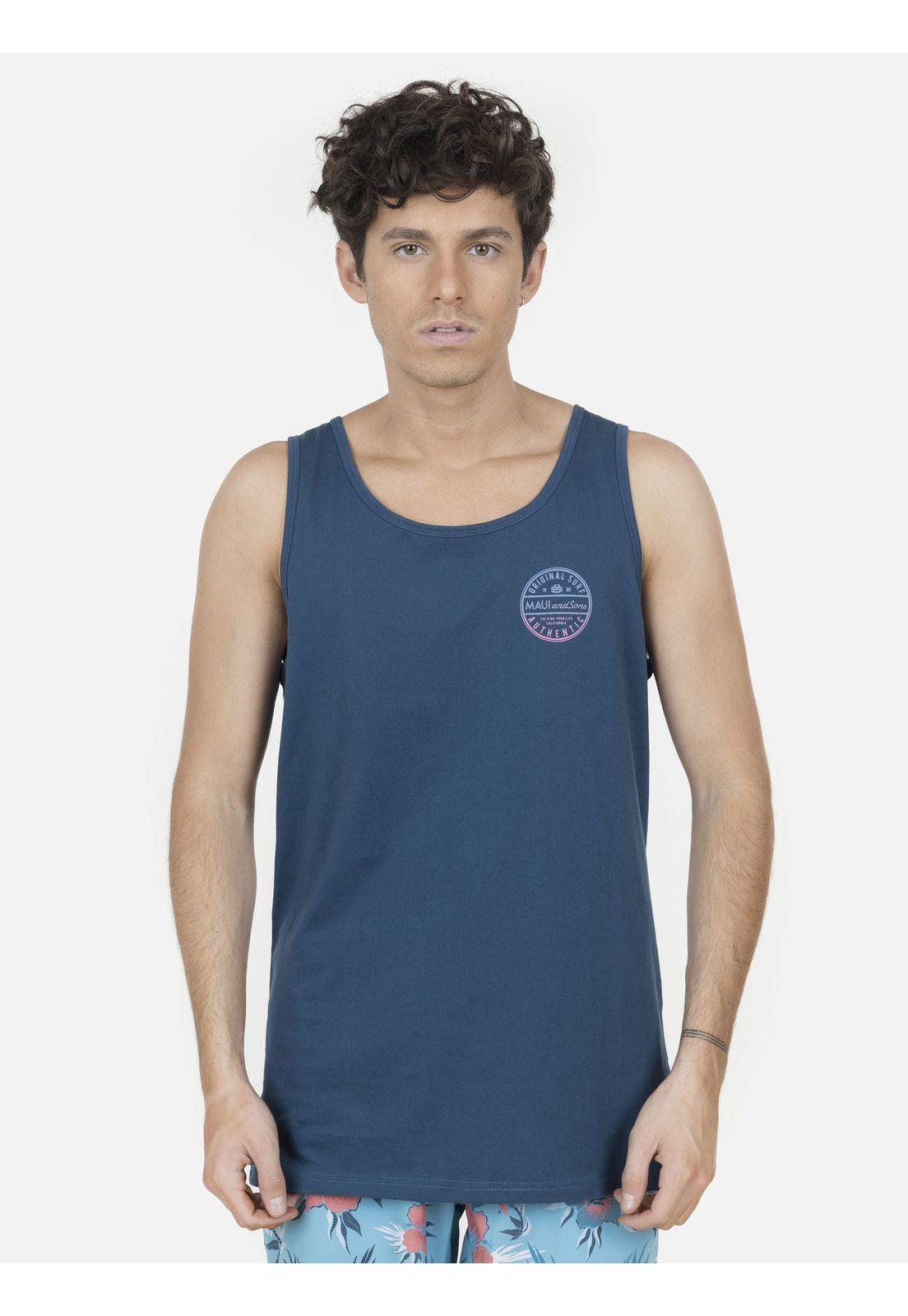 Polera Hombre Azul Oscuro 5P577-MV22 Maui And Sons-0