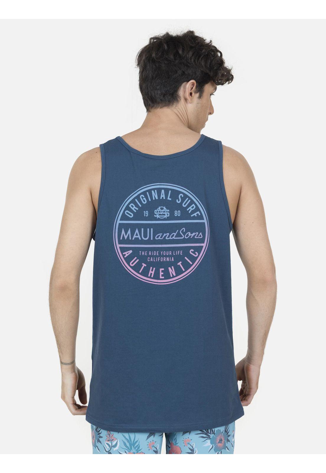 Polera Hombre Azul Oscuro 5P577-MV22 Maui And Sons-1