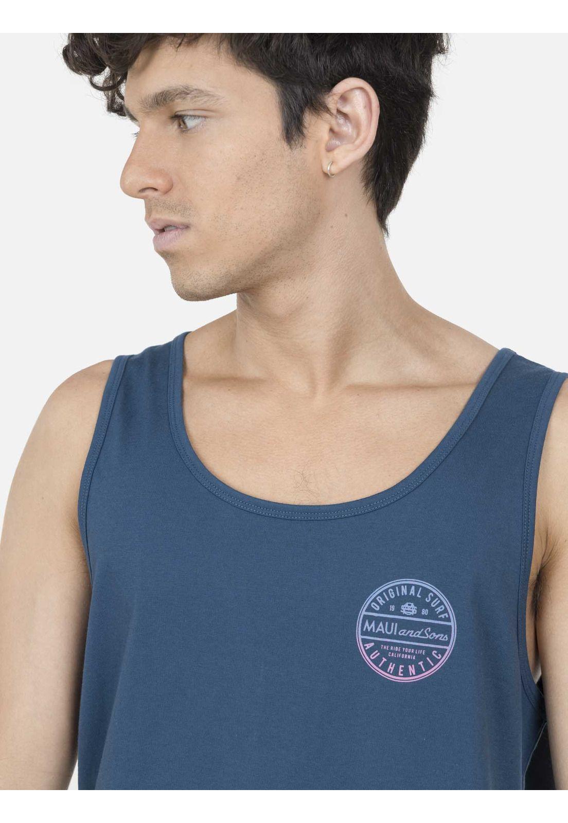 Polera Hombre Azul Oscuro 5P577-MV22 Maui And Sons-2