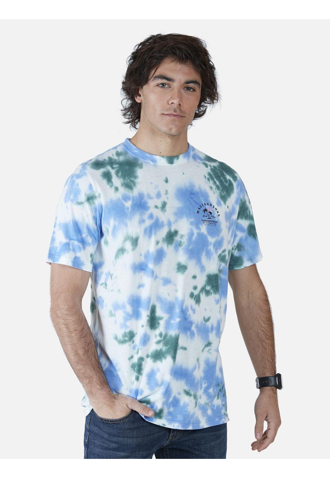 Polera Hombre 5P603-MV22 Azul Maui and Sons-0