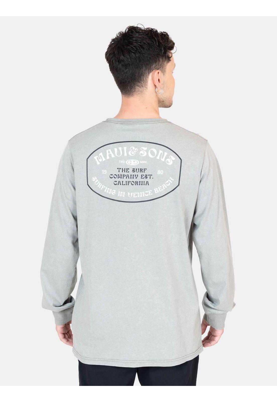 Polera ML Sunburnt  Verde Hombre Maui And Sons-1
