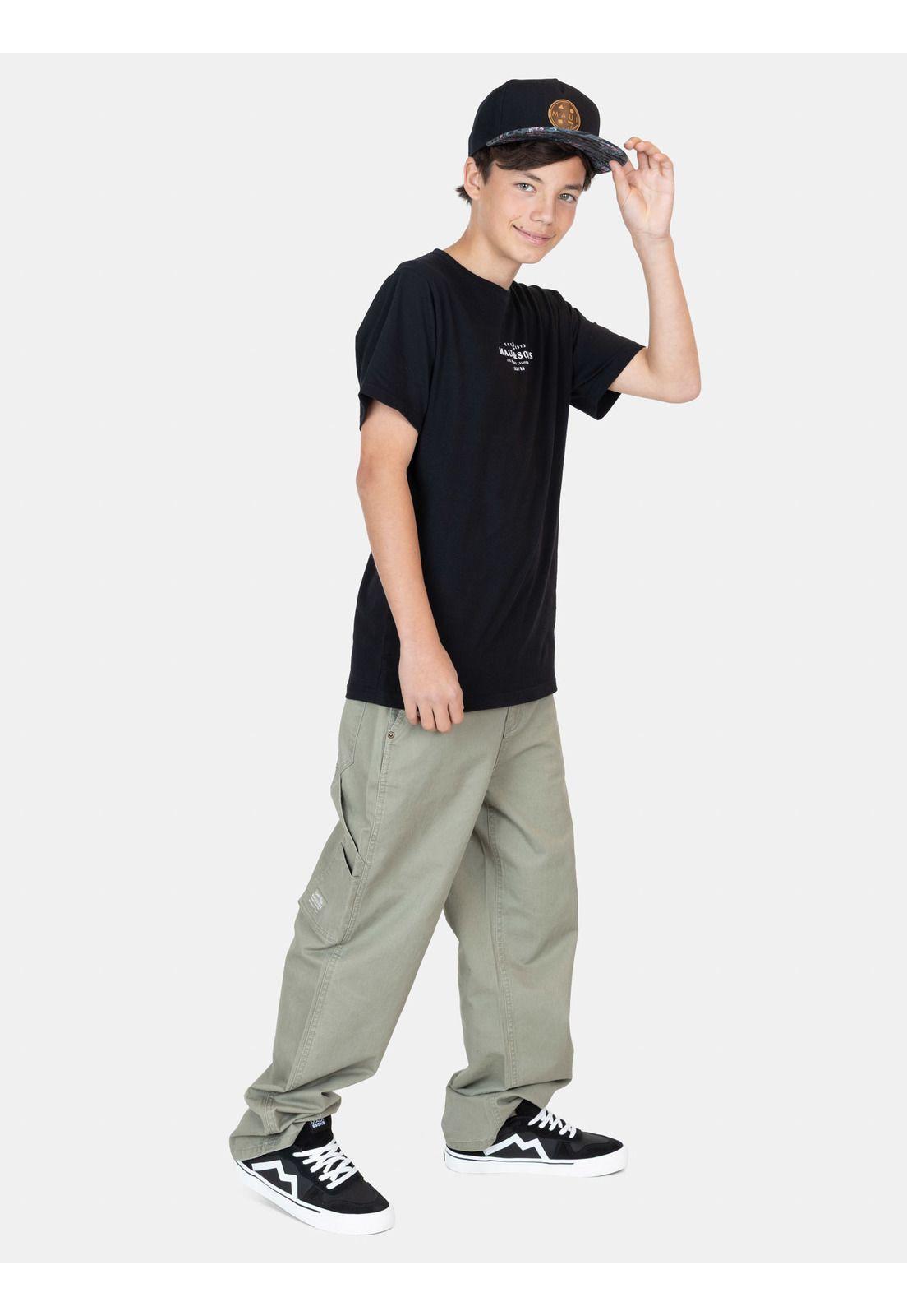 Polera MC Negro Infantil Maui And Sons-3
