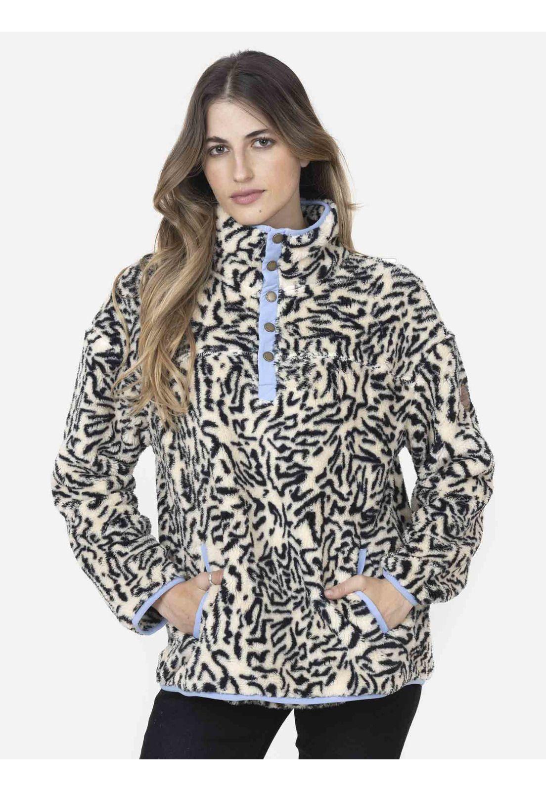 Halfzipper Mujer PSYCODELIC Multicolor Maui and Sons-0