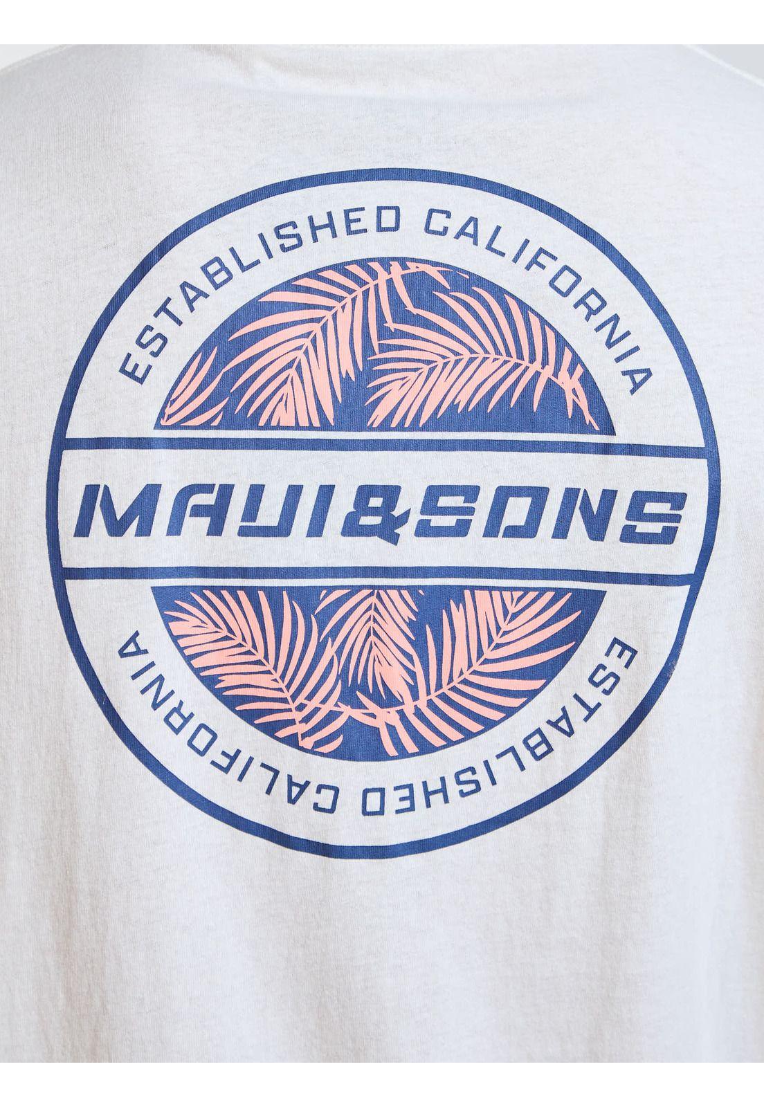 Polera MC Spirit Blanco Hombre Maui and Sons-3