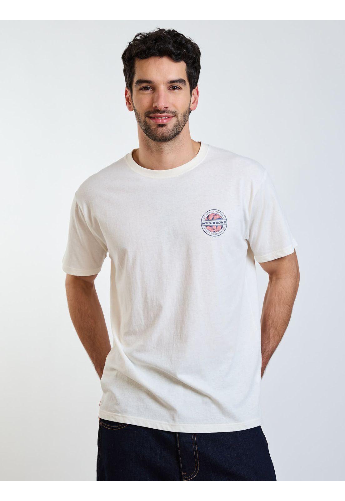 Polera MC Spirit Blanco Hombre Maui and Sons-6