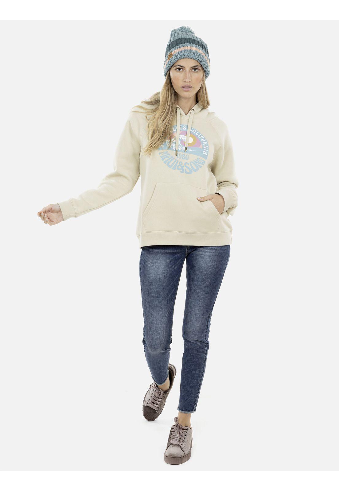 Poleron Mujer 5O240-WI21 Beige Maui and Sons-2