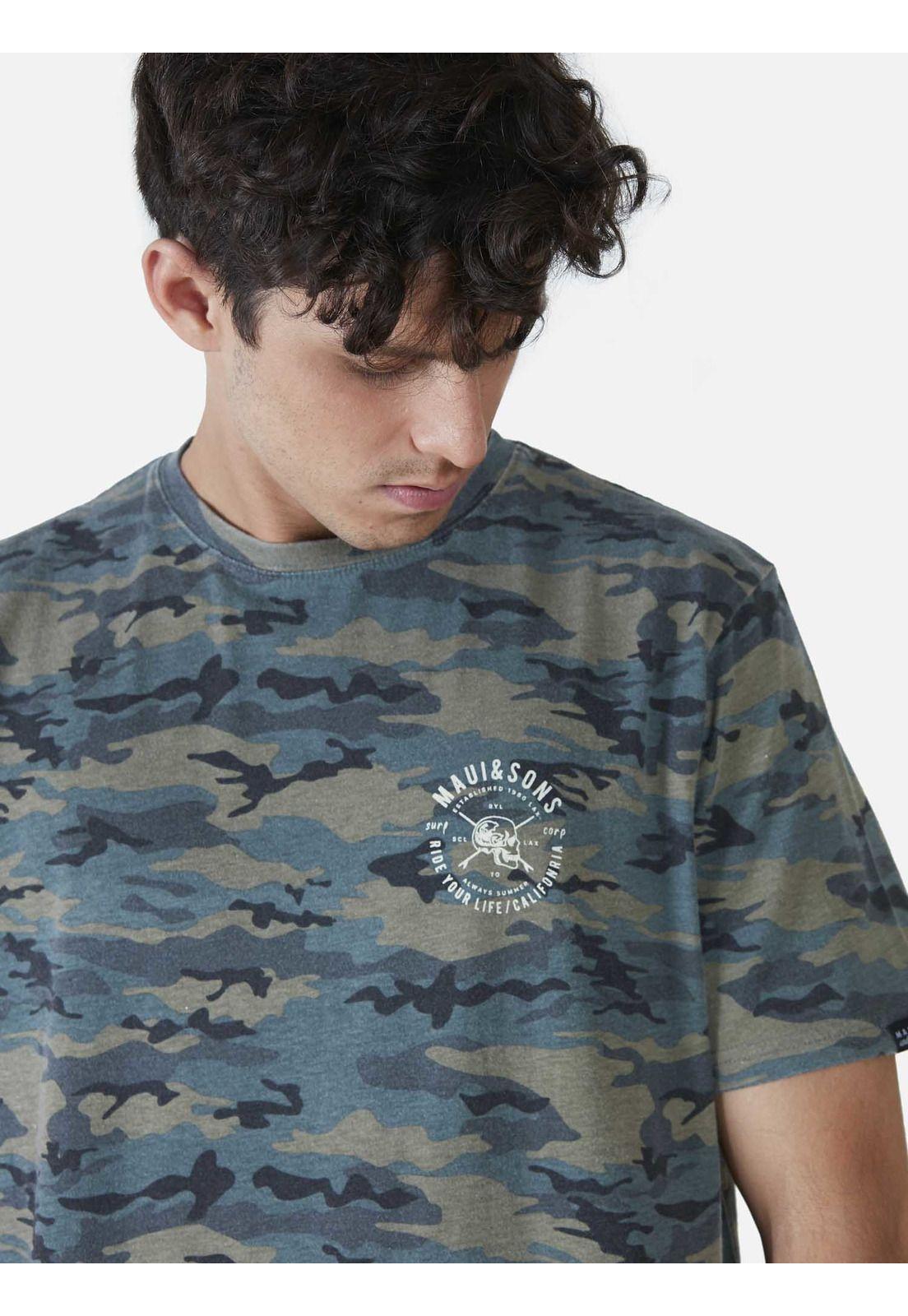 Polera Hombre 5P454-MV22 Verde Maui and Sons-2