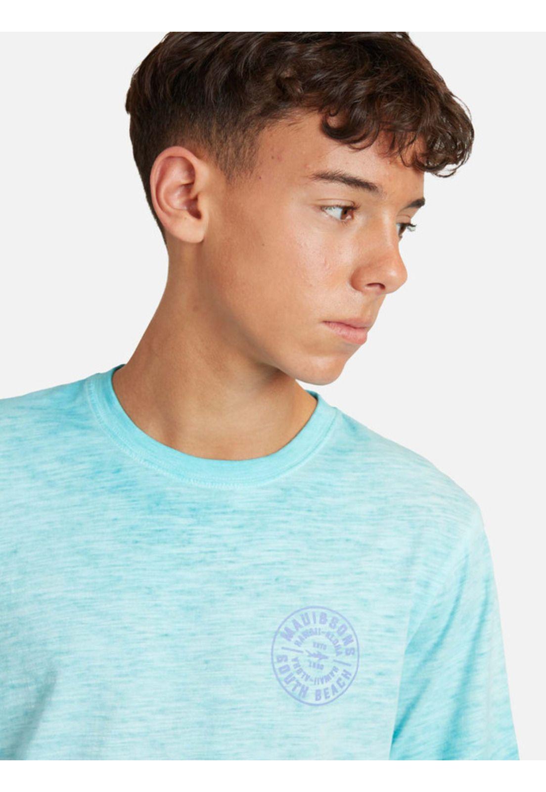 Polera Southbeach Last Juvenil Hombre Celeste Maui And Sons-2