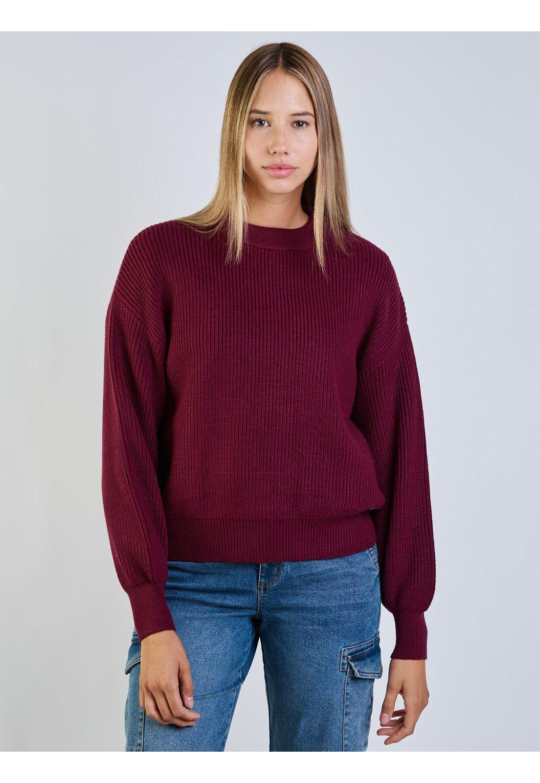 Sweater Flinta Burdeo Mujer Maui And Sons-0
