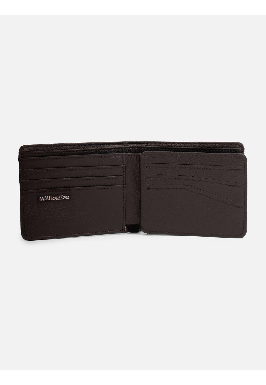 Billetera Lines  Negro Hombre Maui And Sons-3