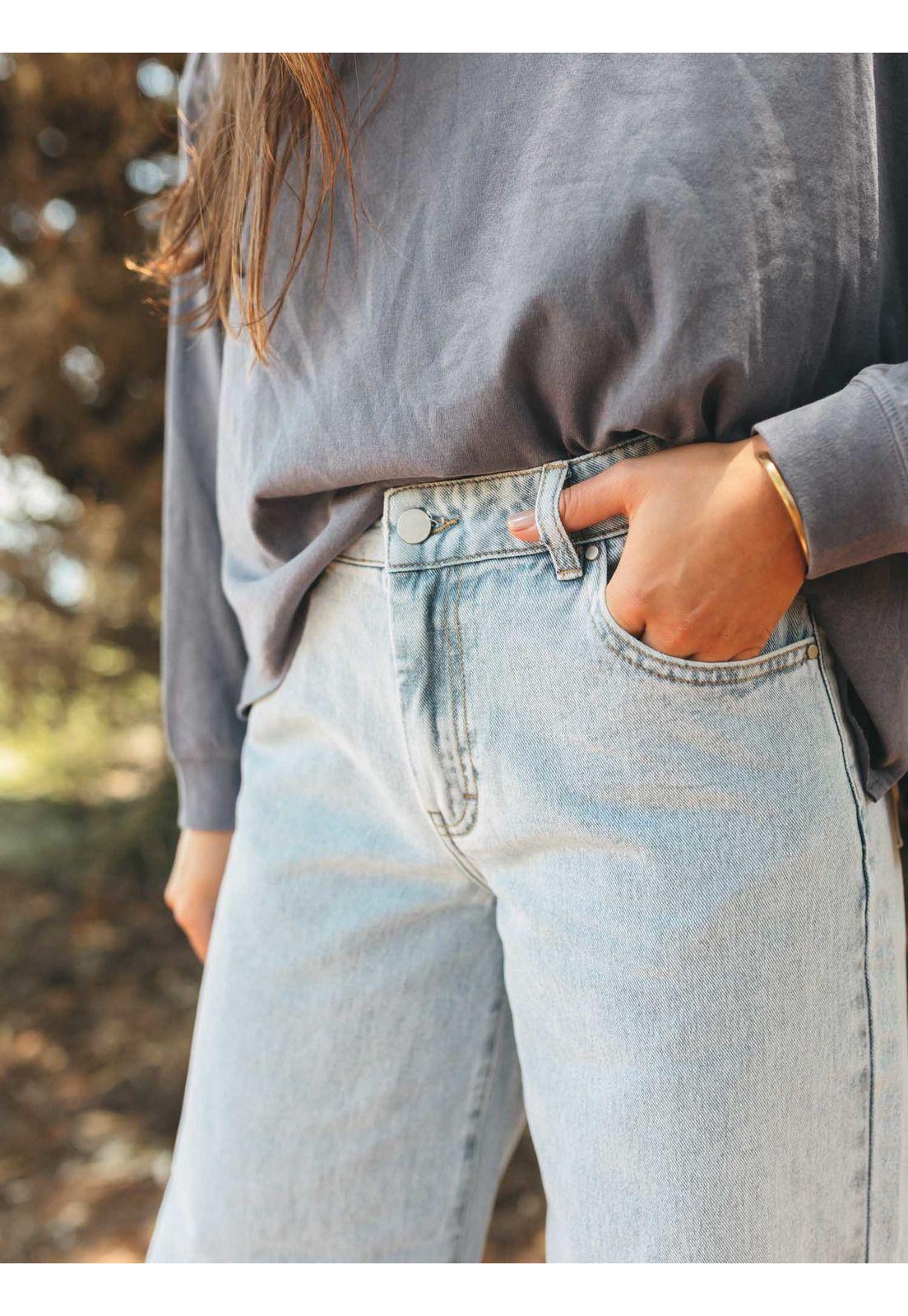 Pantalon Corven Celeste Mujer Maui And Sons-1