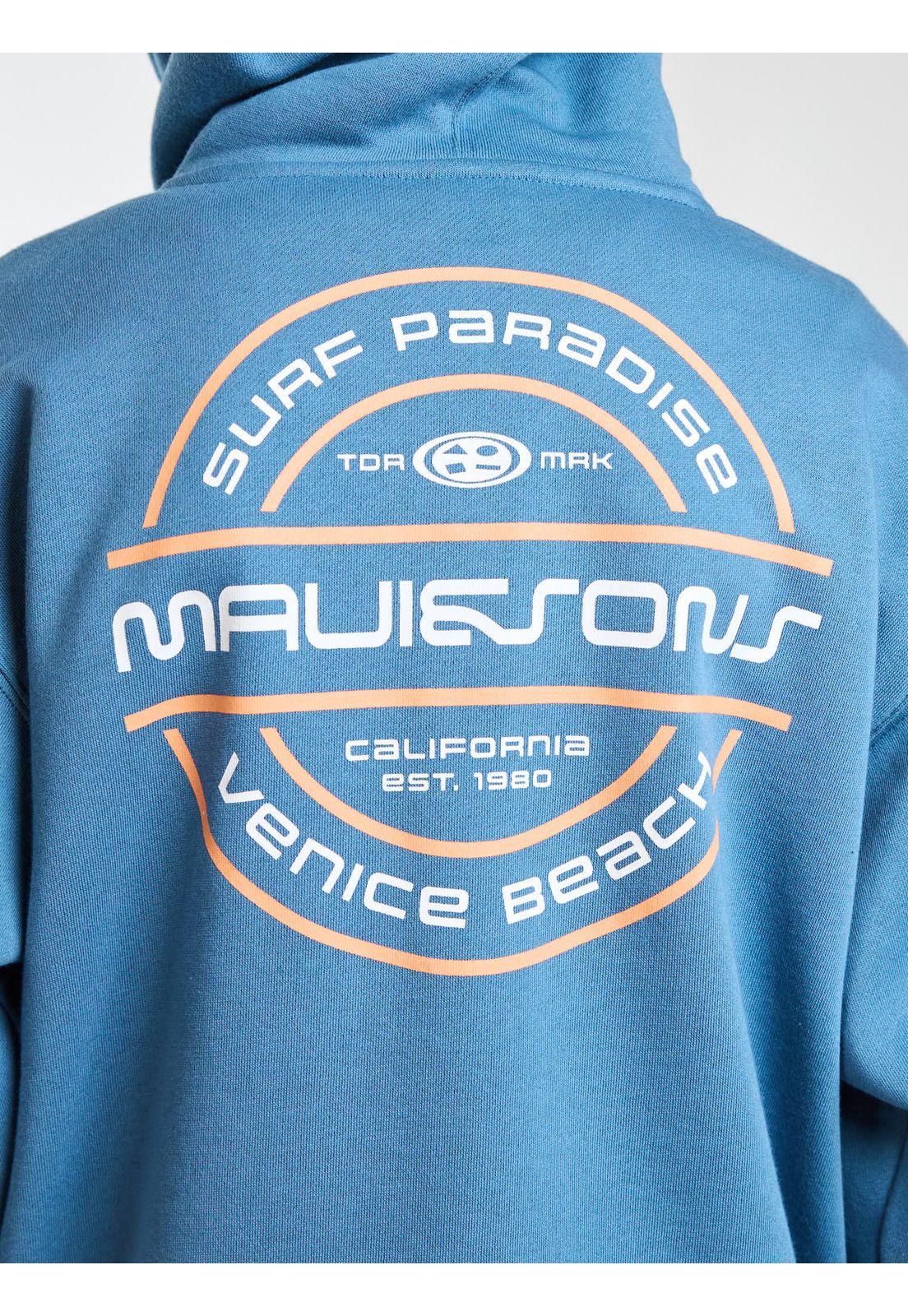 Poleron FZ Kalani Celeste Infantil Maui and Sons-3