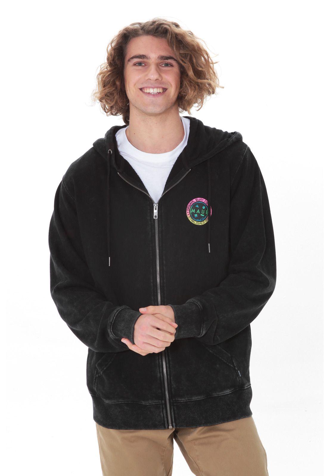 Poleron Hombre Maui 5O1030-MV21 Negro-0