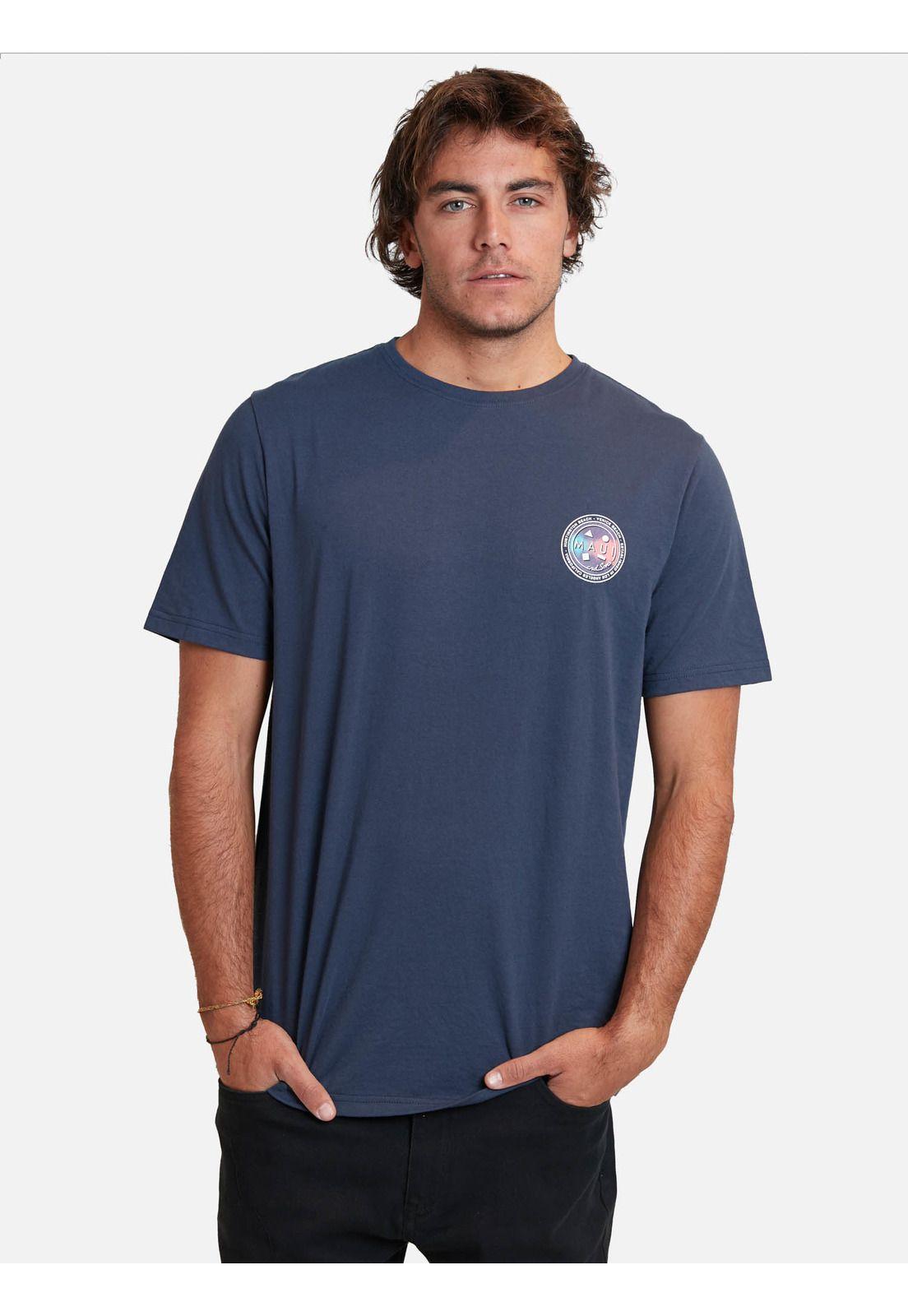 Polera cookie vintage gradient Azul Marino Hombre Maui And Sons-0