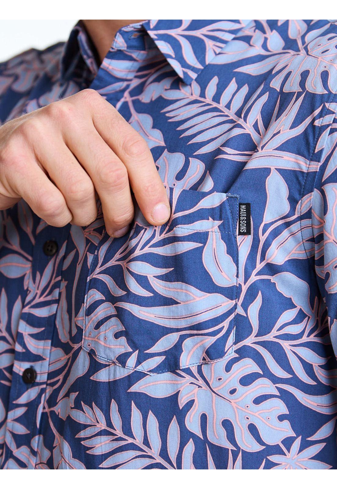 Camisa MC Sunzo Multicolor Hombre Maui and Sons-4