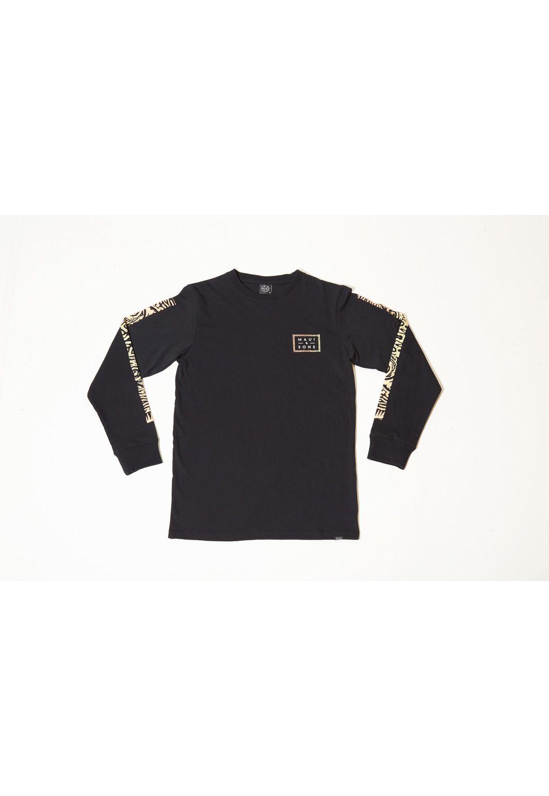 Polera Juvenil 5P137-MV20 Negro Maui and Sons-0
