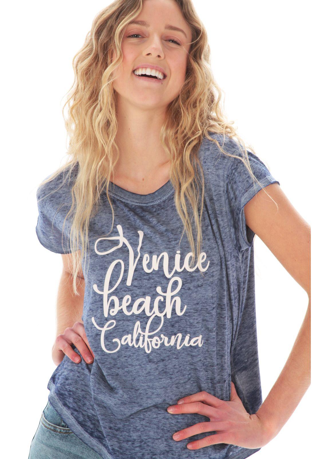 Polera M/C Mujer 5P421-WV21 Azul-2