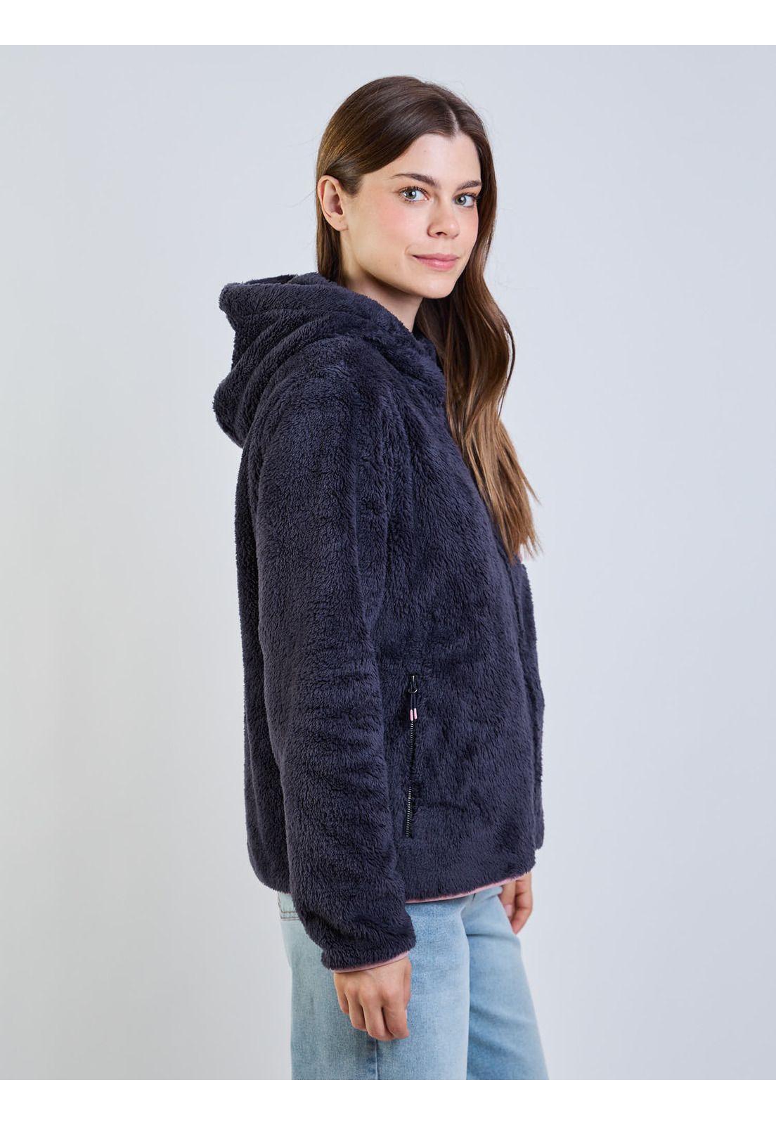 Poleron FZ Trini Gris Mujer Maui And Sons-2