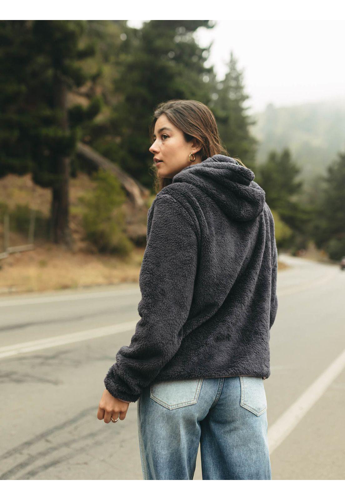 Poleron FZ Trini Gris Mujer Maui And Sons-7