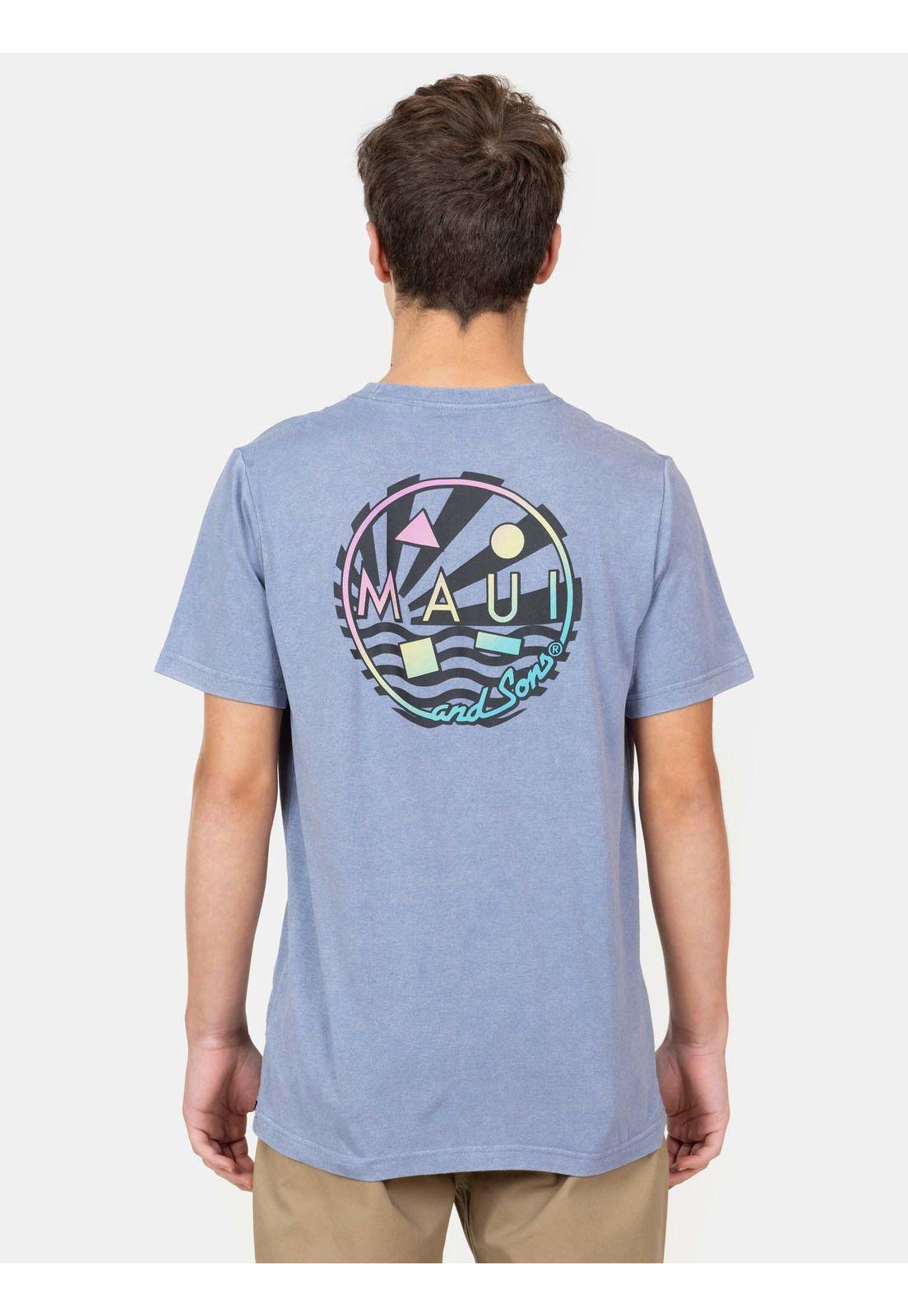 Polera MC Horizont Point Morado Infantil Maui And Sons-1