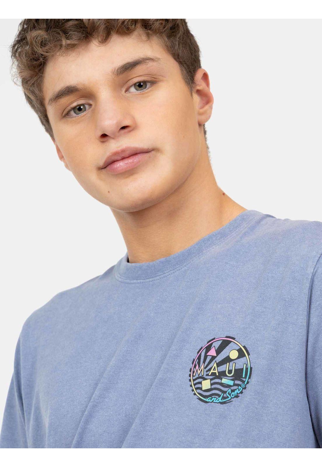 Polera MC Horizont Point Morado Infantil Maui And Sons-3