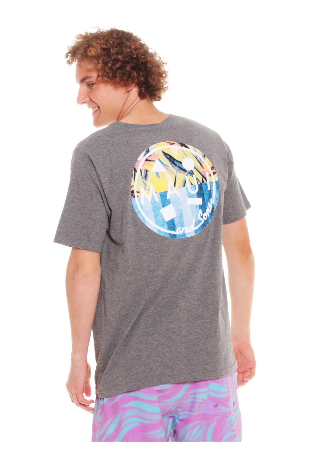 Polera Hombre 5P216-MV20 Gris Maui and Sons-1