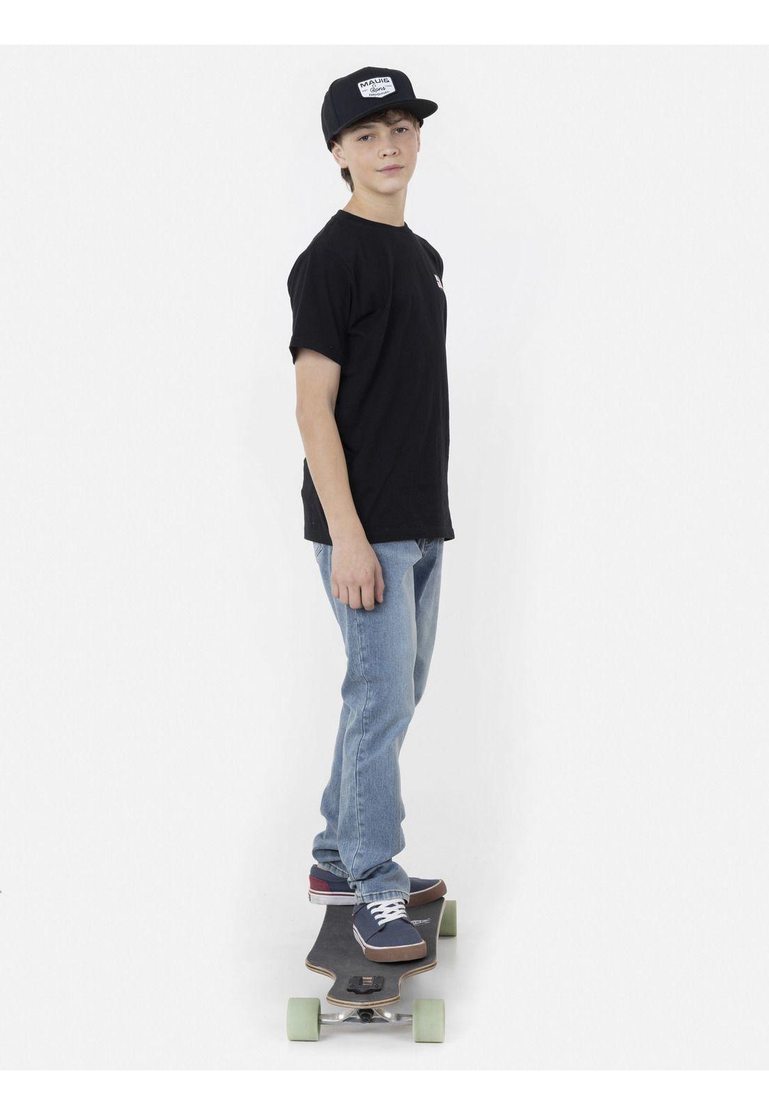 Polera SKULL ISLAND Juvenil Negro Maui and Sons-3