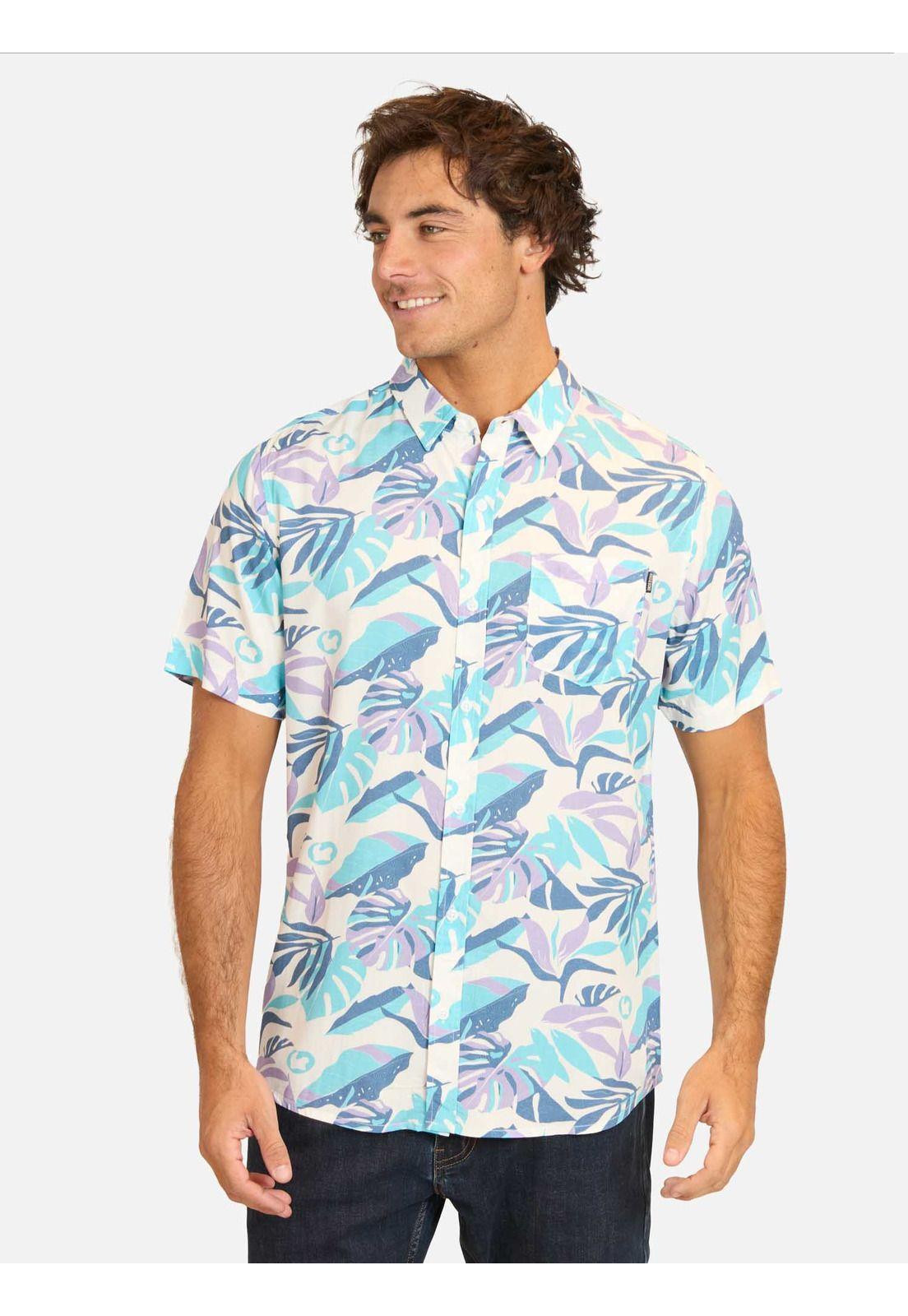 Camisa MC Ryka Multicolor Hombre Maui And Sons-0