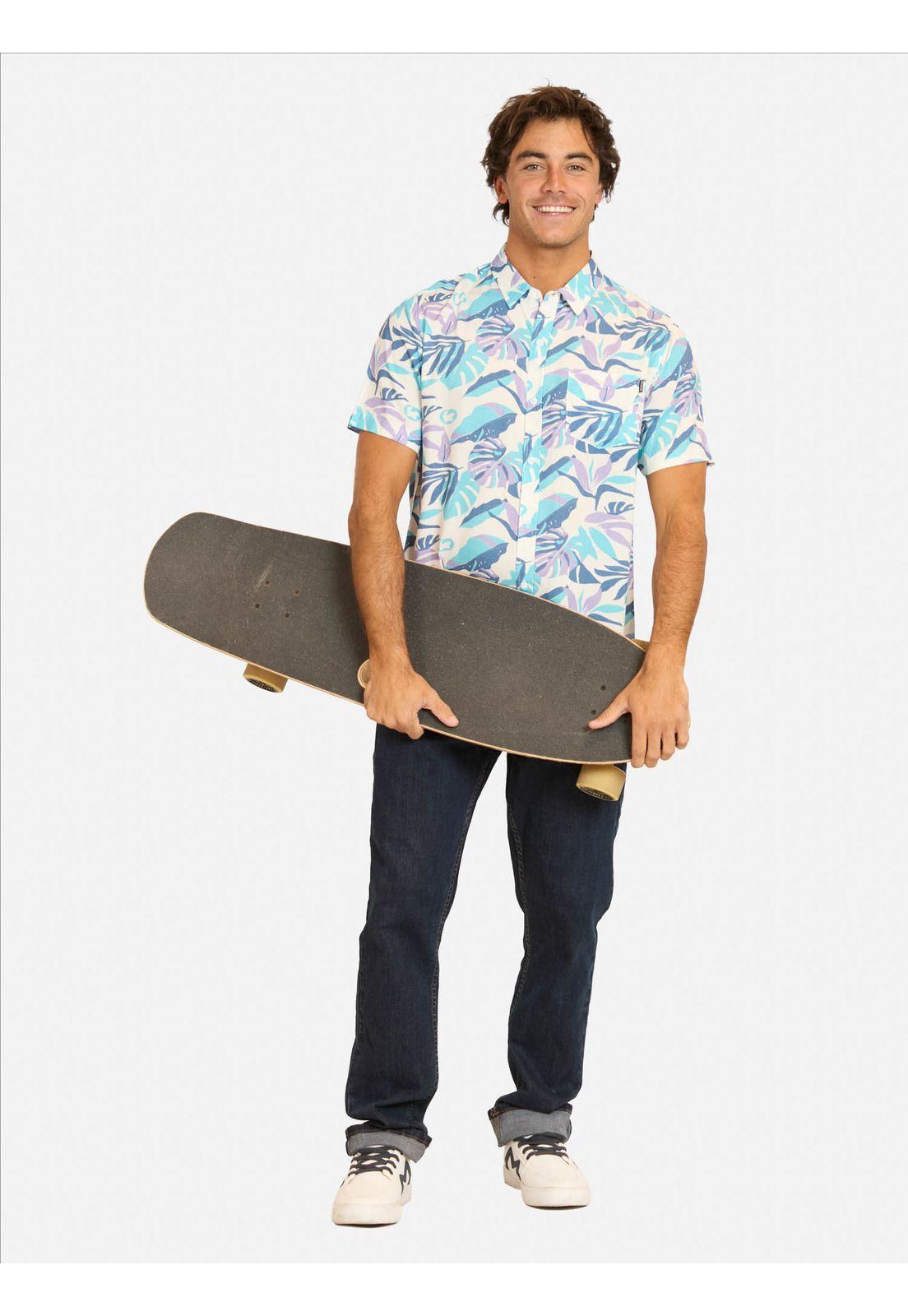 Camisa MC Ryka Multicolor Hombre Maui And Sons-3