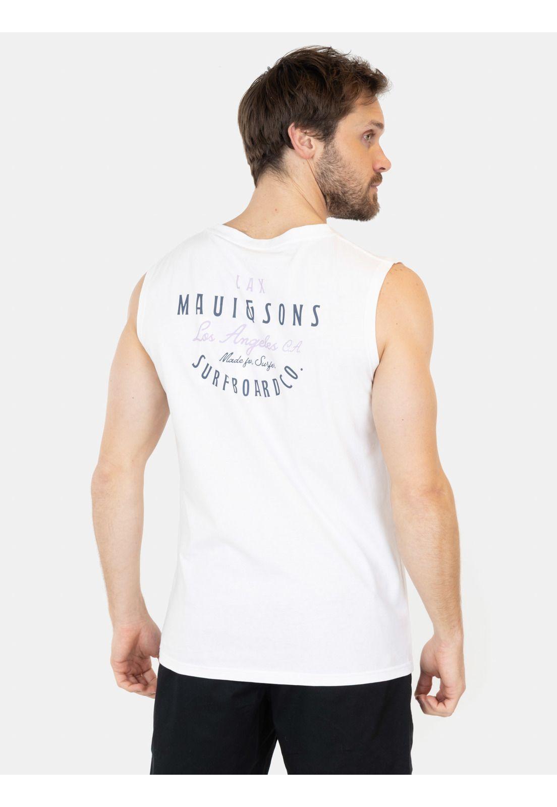 Polera UVP EcoSurf Blanco Hombre Maui And Sons-1