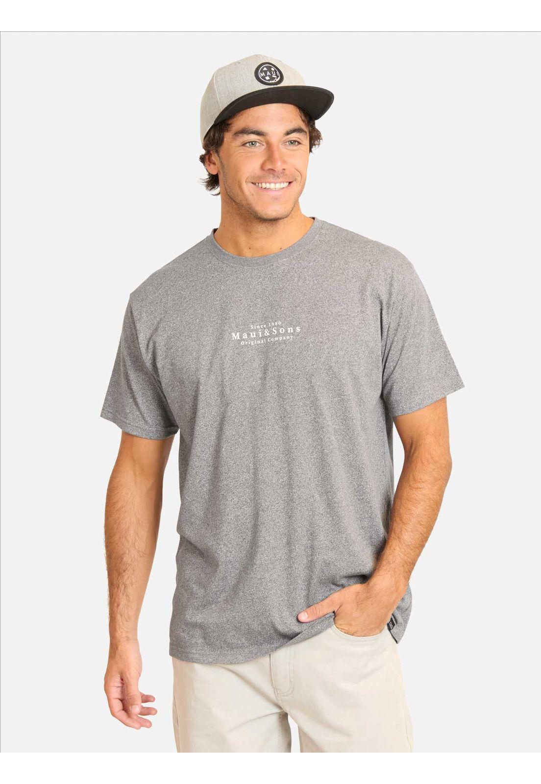 Polera MC Mirashi Gris Hombre Maui And Sons-0