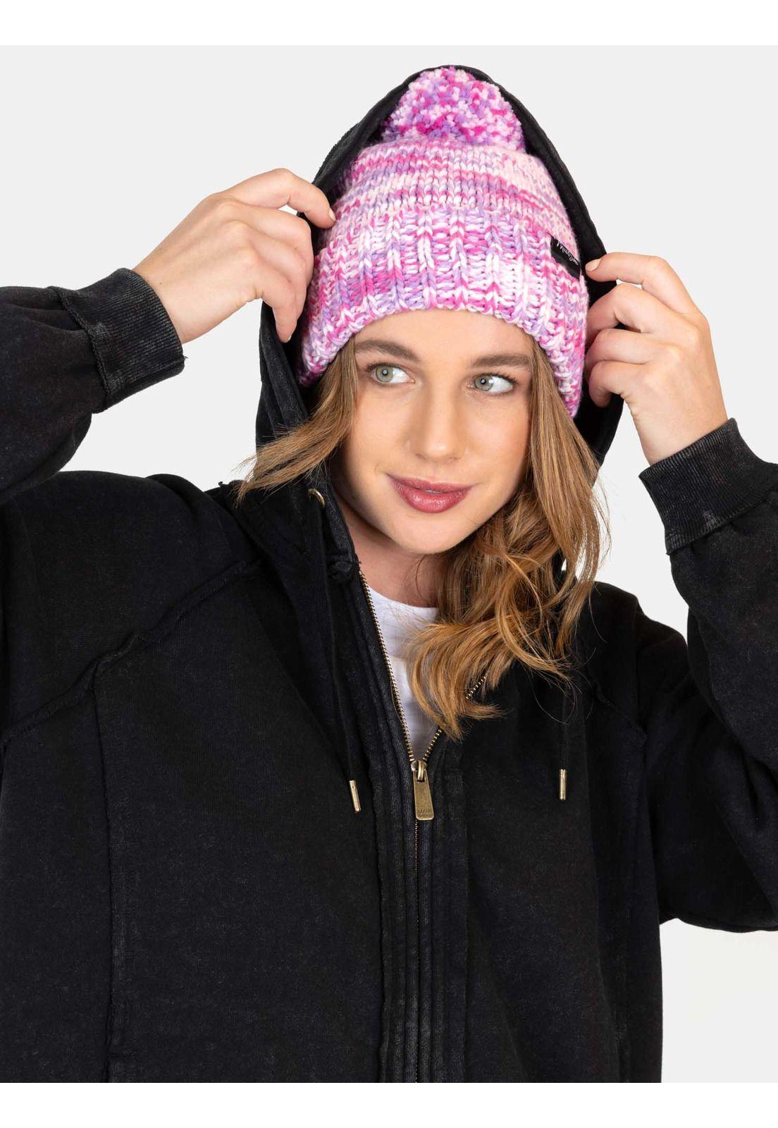 Poleron Euphoria Fz Negro Mujer Maui And Sons-2