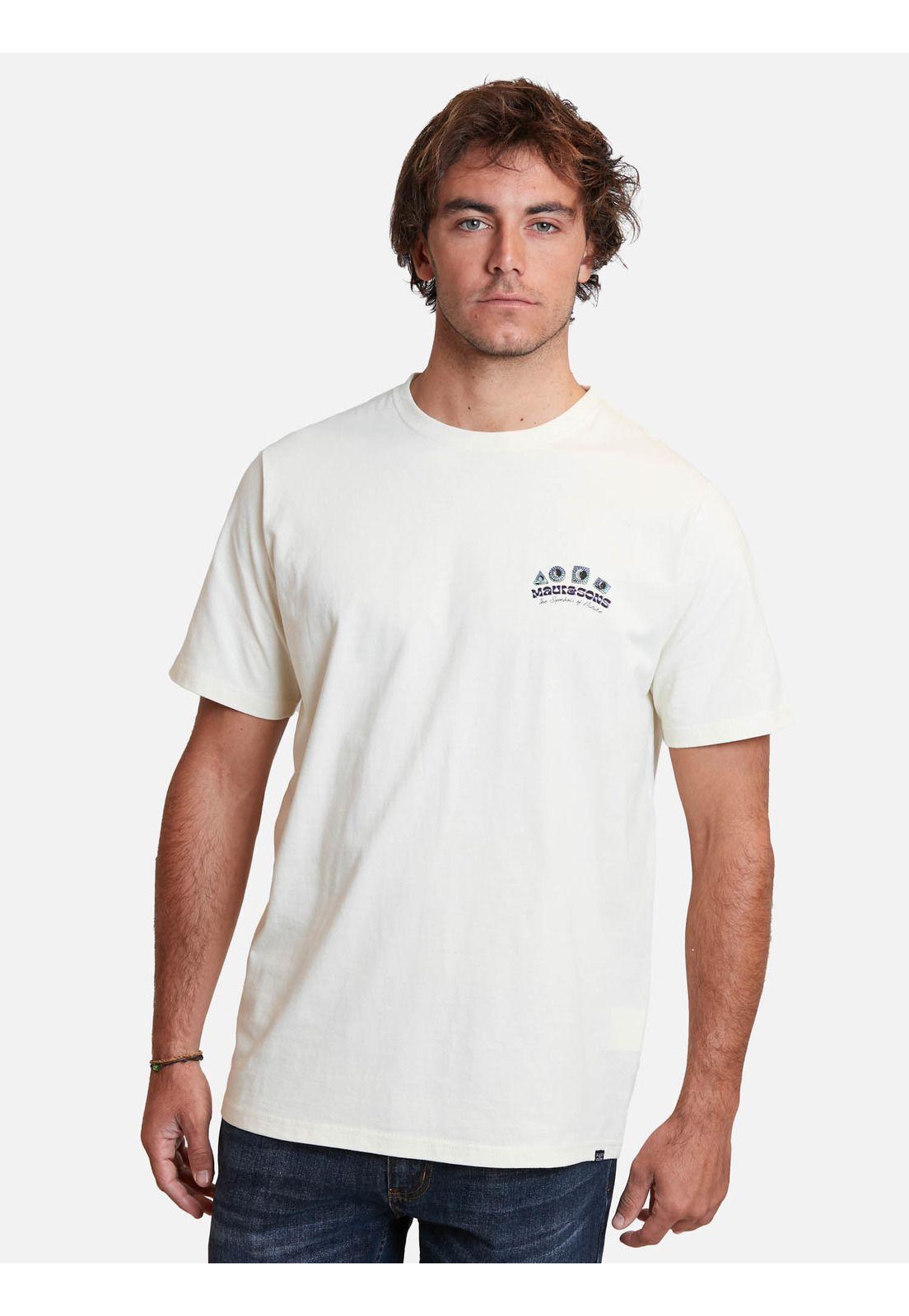 Polera the symbols organic tees Blanco Hombre Maui And Sons-0