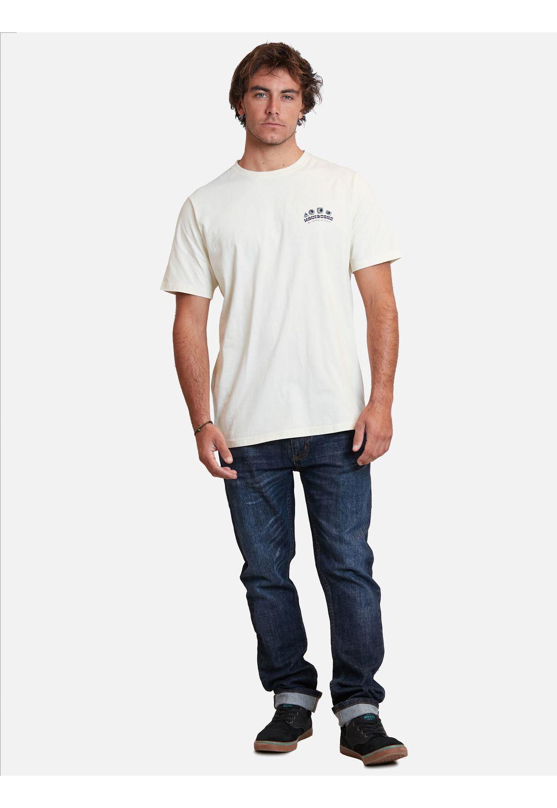 Polera the symbols organic tees Blanco Hombre Maui And Sons-3
