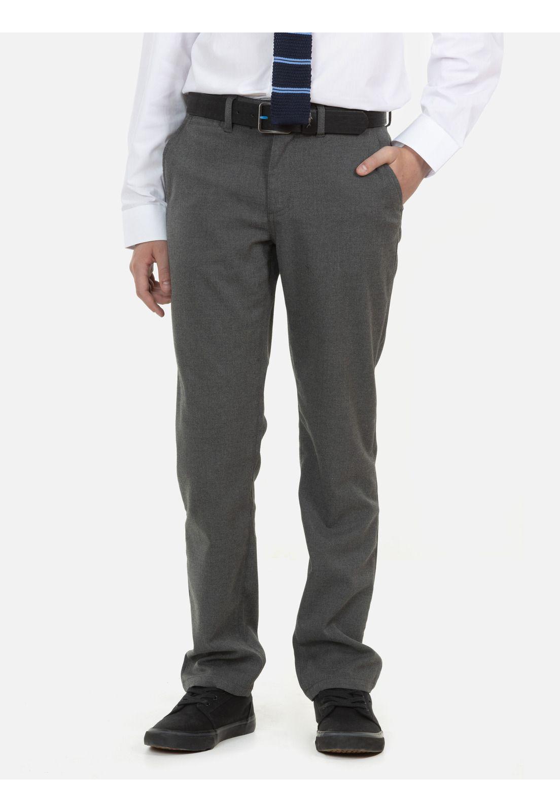 Pantalon Escolar Juvenil 5E201-MC20 Gris Maui and Sons-0